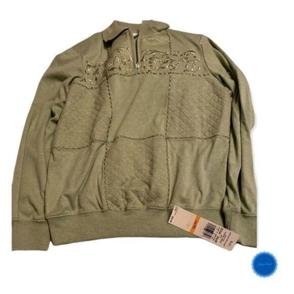 ALFRED Dunner Pastel Skies Long Sleeve Sweatshirt